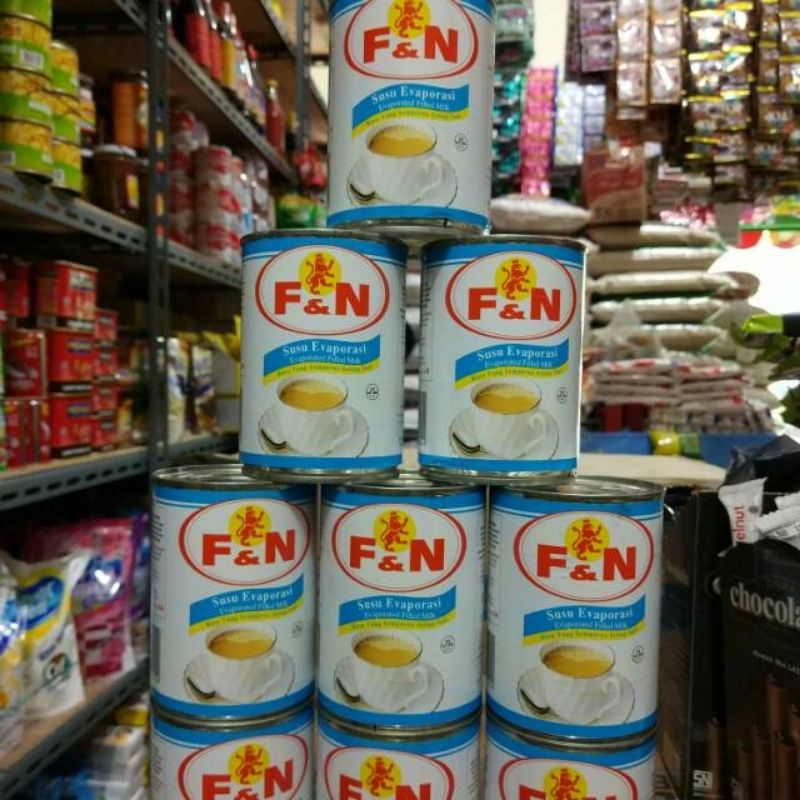 Susu Evaporasi F&amp;N / Susu FN 380gr Kaleng (1buah)