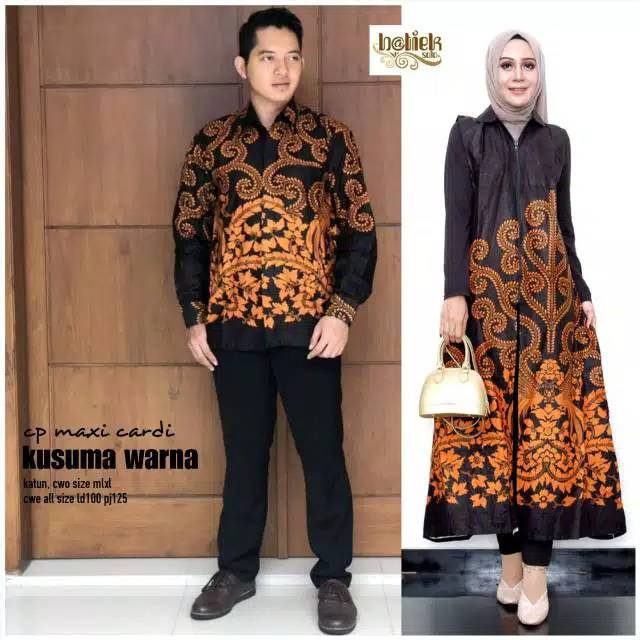 GROSIR BATIK MAXI CARDI KUSUMA WARNA