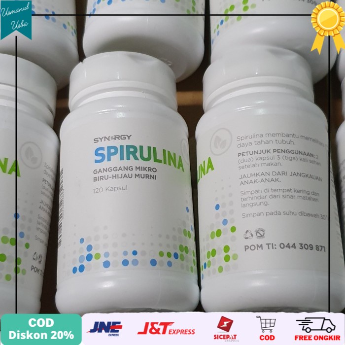 

❤COD❤ PAKET PENGOBATAN Kapsul Penambah Darah (Chlorophyll Spirulina)