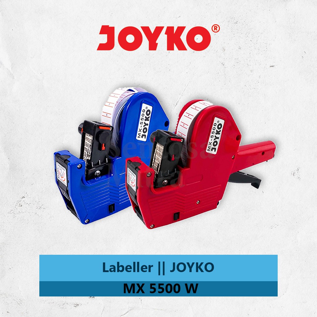 

Alat Mesin Label Harga Price Labeller Joyko MX-5500 W 8 Digits