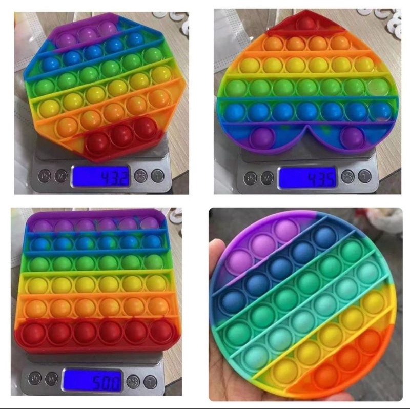 pop it fidget toy rainbow