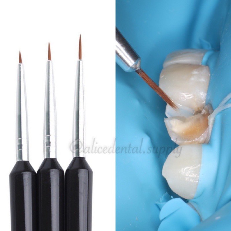 Dental composite nylon brush kuas gigi kuas tambal gigi kuas veneer pen nilon carving komposit posterior