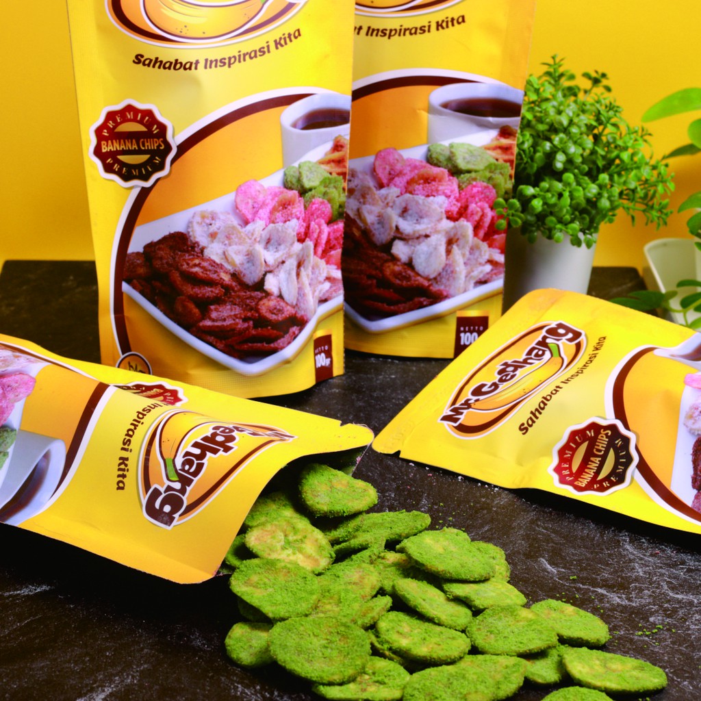 

Mr Gedhang Matcha - Keripik Pisang 100gr Cemilan [Terlaris dan terpercaya] tanpa pemanis buatan