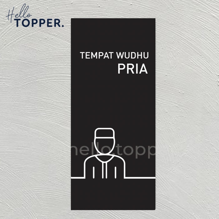 

Sign Label Akrilik Tempat Wudhu Pria | Tempat Wudhu Acrylic Signage Keren