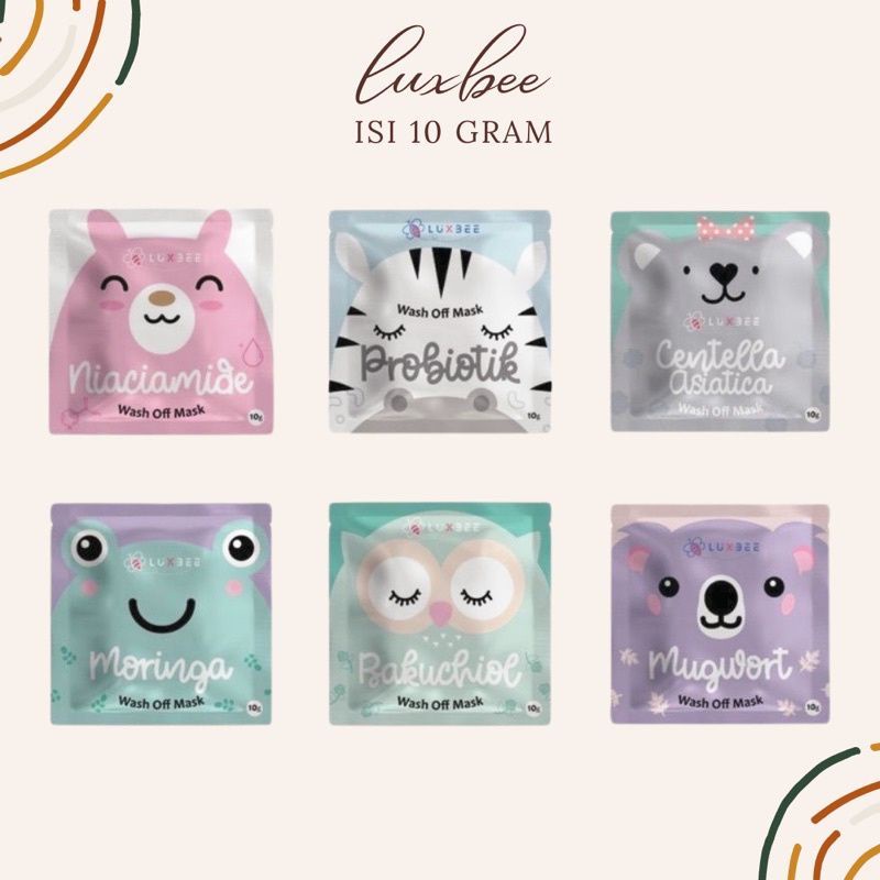 Luxbee masker wajah