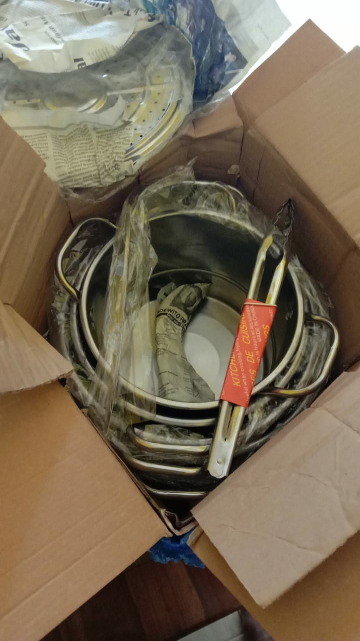 Panci Set Stockpot Dan Steamer Set Stainless Steel Free Cupit