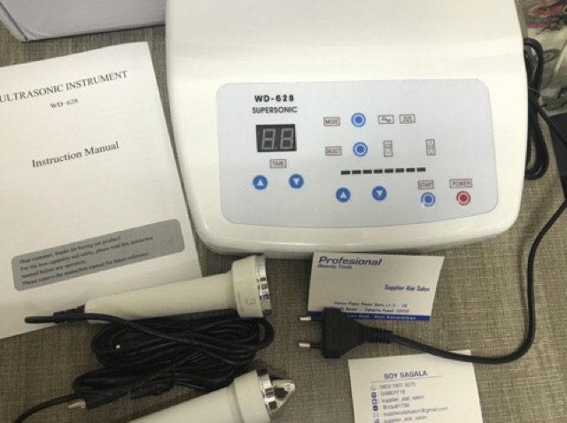 Alat portable facial kecantikan ultrasound, ultrasonic single fuction untuk penetrasi serum detox