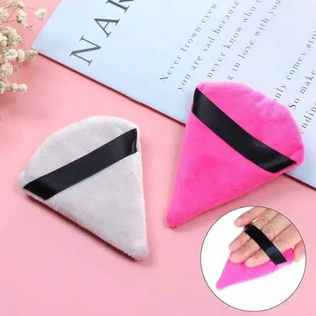 ❤ RATU ❤  Sponge Segitiga Pizza | Spon Bedak make Up Lembut | Puff Tools Besar Kecil