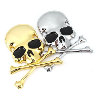 Emblem metal Skeleton 014