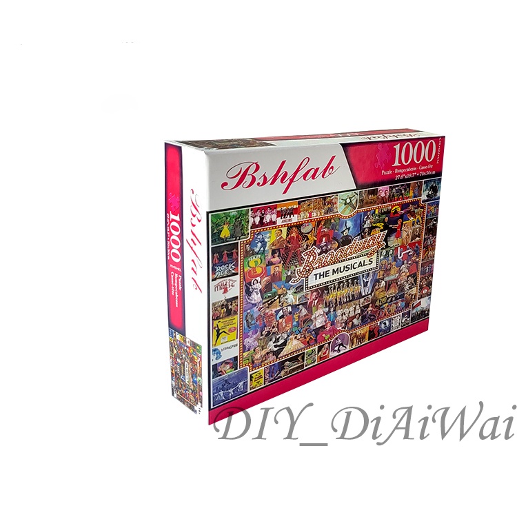 Puzzle Jingsaw 1000 pcs Uk.70 x 50cm - The Musical's