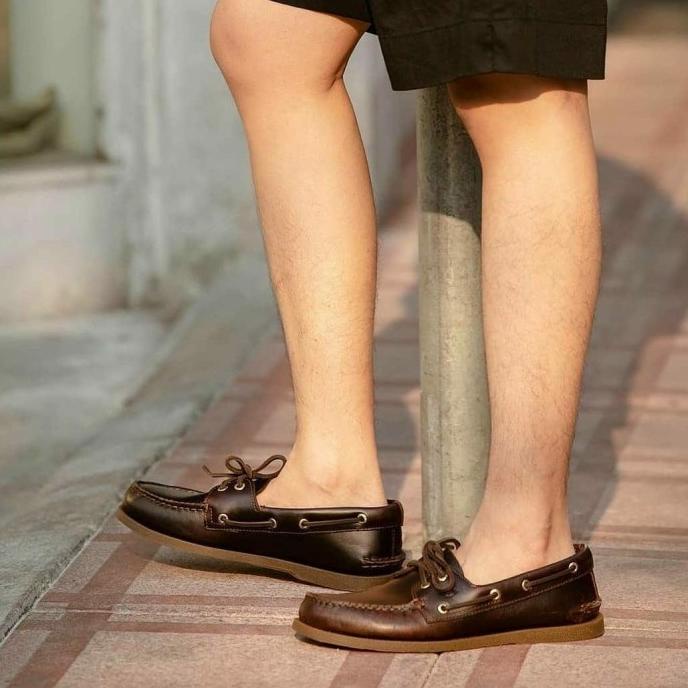 Sepatu Boatshoe Sperry Topsider Amaretto Original