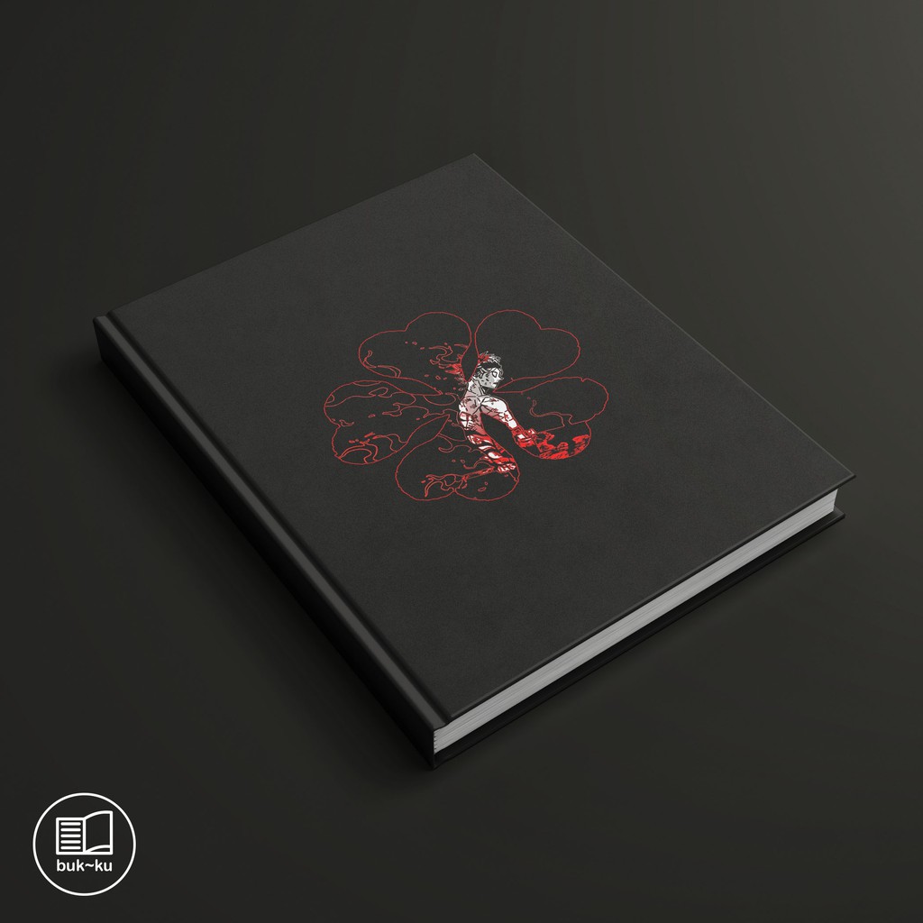 notebook custom buku motif black clover asta