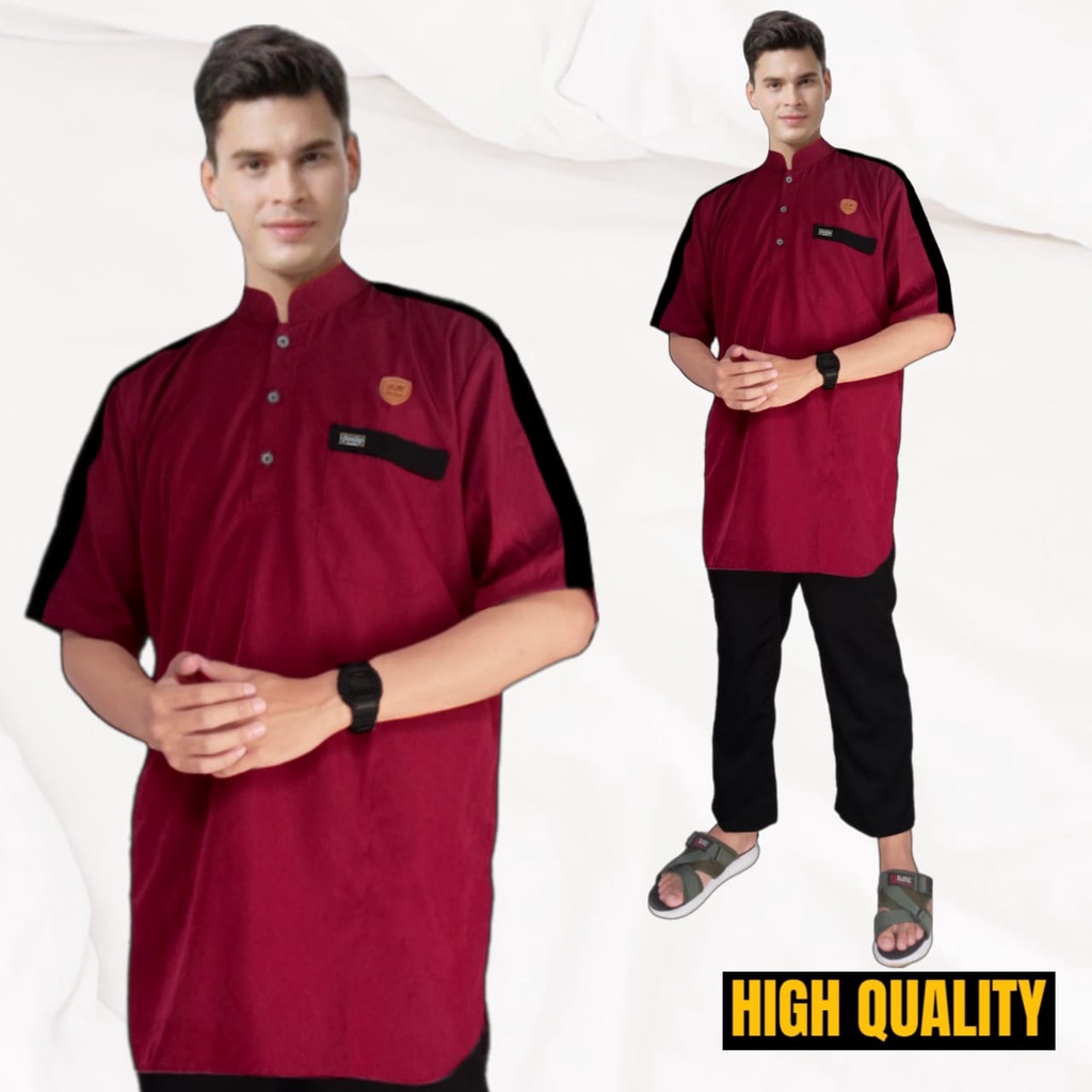 KOKO FARHAN/Baju koko pria muslim remaja dan dewasa premium termurah/gamis pakistan..