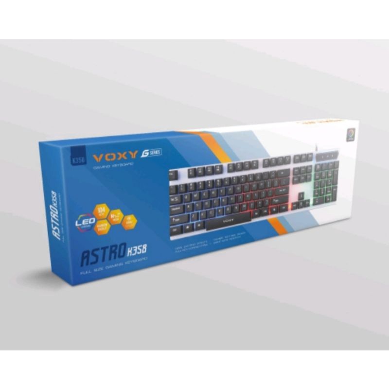 Keyboard USB Gaming Voxy Astro K358 / Keyboard USB Gaming RGB