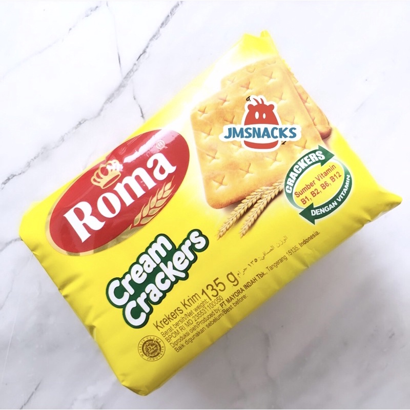 

[PROMO!!] Roma Cream Crackers Pak 135gr - biskuit nikmat termurah