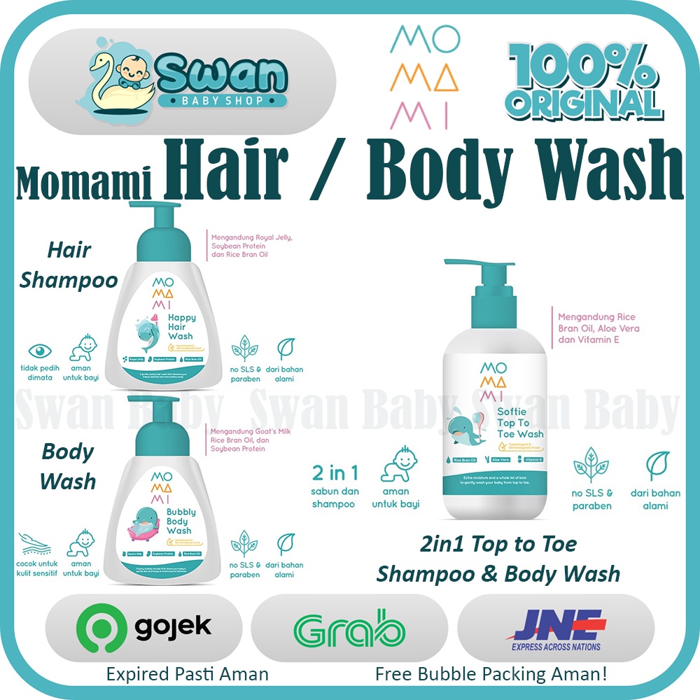 Momami Hair Wash / Body Wash / To To Toe Wash