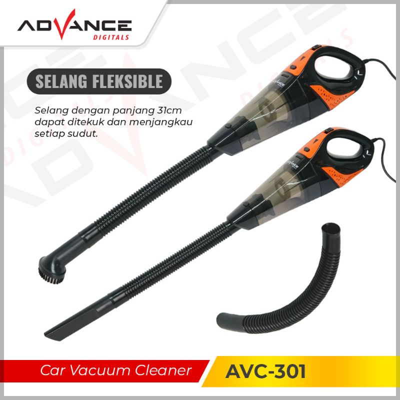 Advance Car Vacuum Cleaner / Penyedot Debu Mobil AVC-301