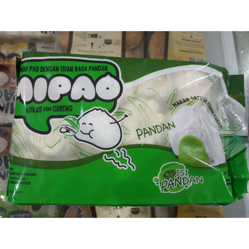 Minipao Mipao Coklat, Mipao Vanila, Mipao Pandan, Mipao Strawberry