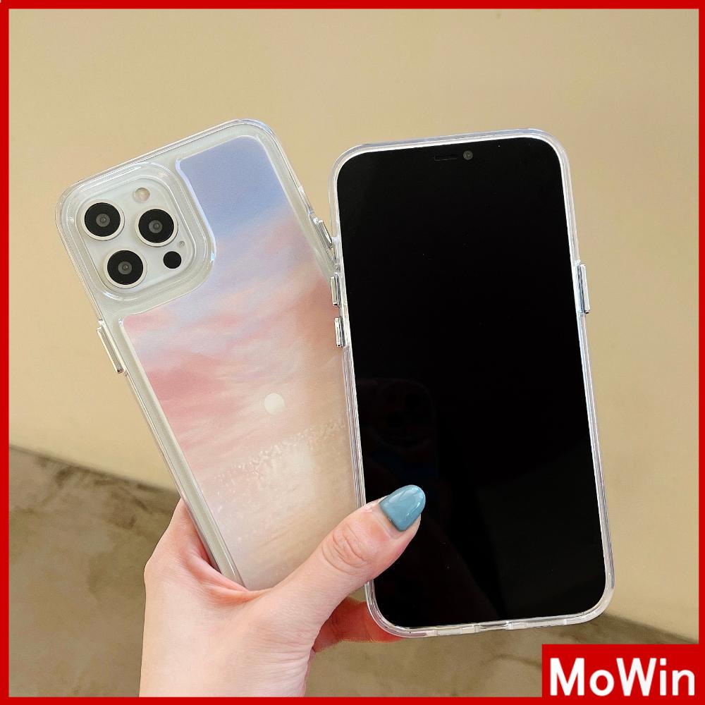 iPhone Case Silicone Soft Case Clear Case Thickened Shockproof Protection Camera Sunset Flower Compatible For iPhone 11 iPhone 13 Pro Max iPhone 12 Pro Max iPhone 7 Plus iPhone xr