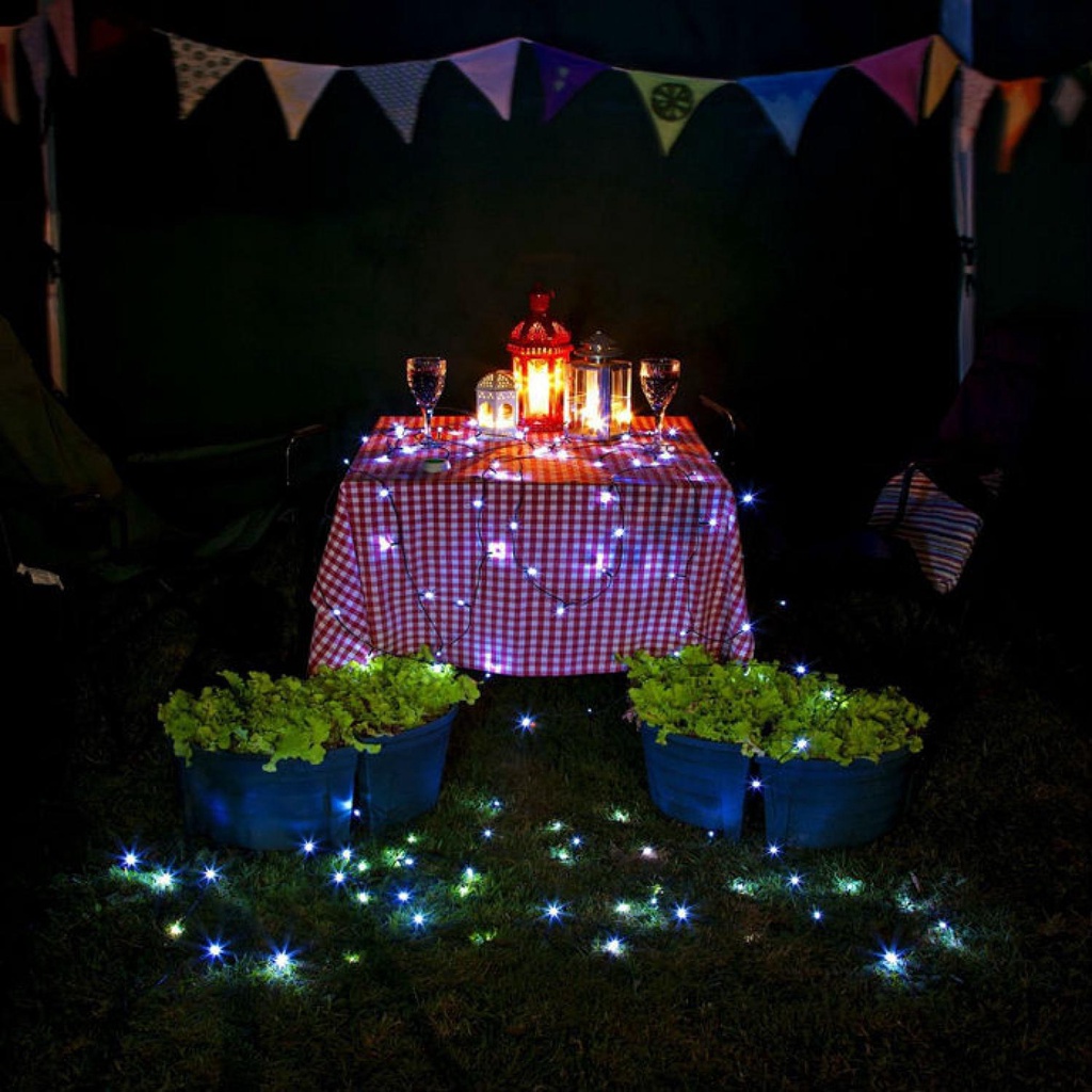TaffLED Solar Power Decoration Light 100 LED Lampu Hias Taman YY-3210