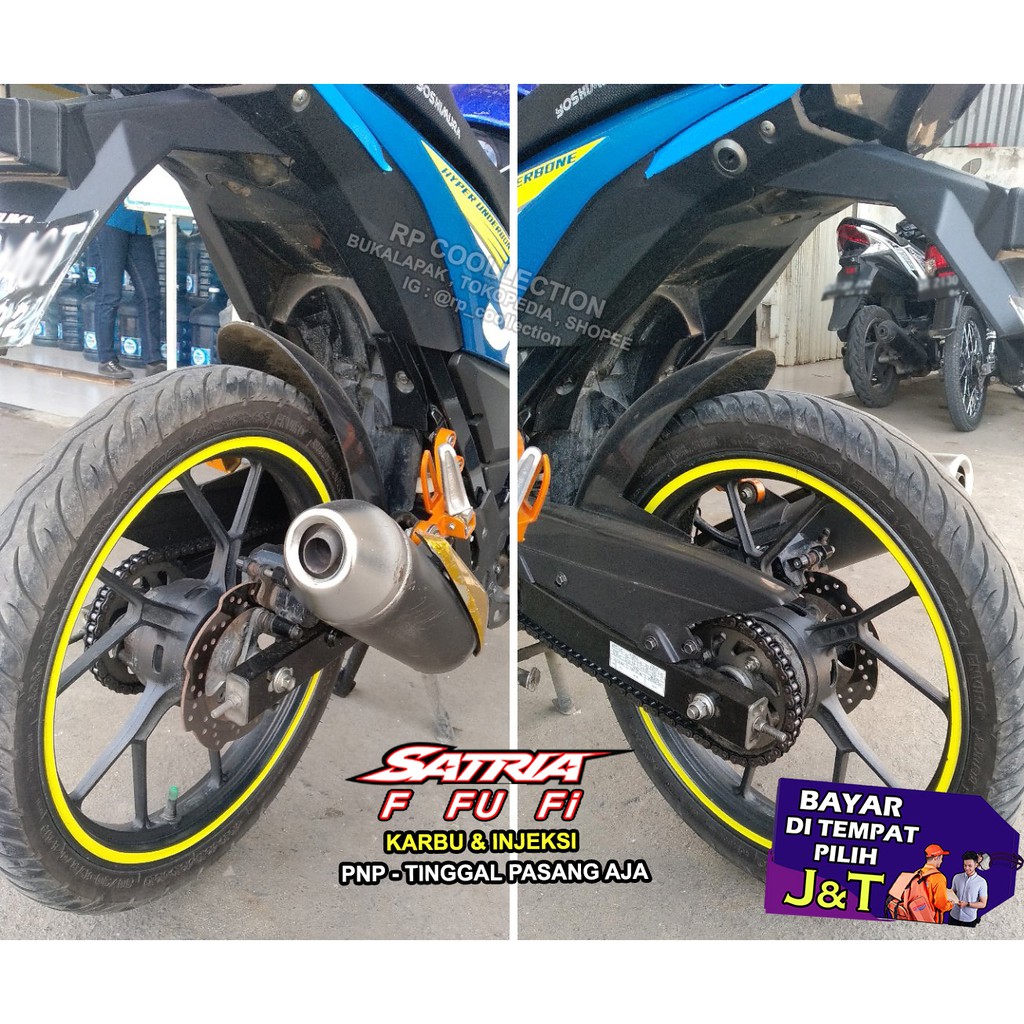 Spakbor Kolong Satria F Fu Fi Custom Hugger Aksesoris Karbu