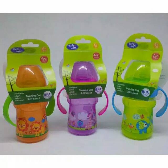 BabySafe TrainingCup Soft Spout 6m+ (125ml) / Botol Minum