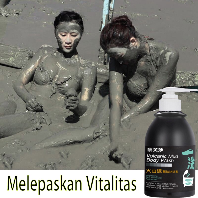 Cair Sabun Mandi Pemutih Body Wash Lumpur Vulkanik Pembersihan Dalam Gel Mandi Rawat Kulit Setelah Kena Sinar Matahari Memutihkan Dan Melembabkan Mengencangkan Kulit Mengecilkan Pori-Pori Mencerahkan Kulit Tampak Lebih Mudah Aroma Abadi 250ml