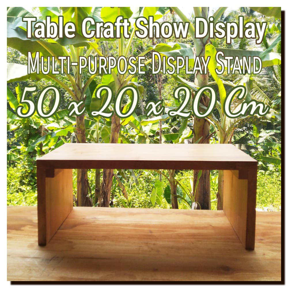 Multi-purpose table stand display 50x20x20 table craft succulent table