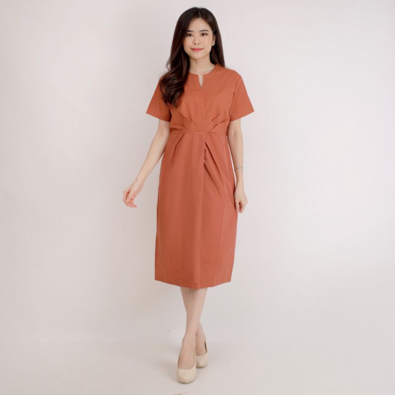 Dress Fashion BV SD-23/ Dress Polos/ Midi Dress /Dress Katun