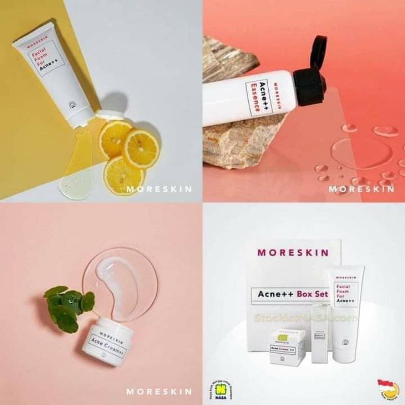 Moreskin Acne Series Nasa - Paket Anti Acne - Acne Box Set