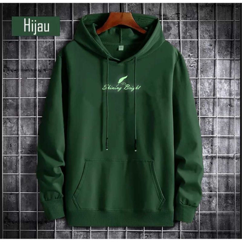 Shining Bright / Glow In The Dark - Jaket Sweater Hoodie Shining Bright - Sweater Hoodie Jumbo - Sweater Hoodie Pria - Sweater Hoodie Wanita - Sweater Hoodie Shining Bright Glow In the Dark ( Menyala Ditempat Gelap )