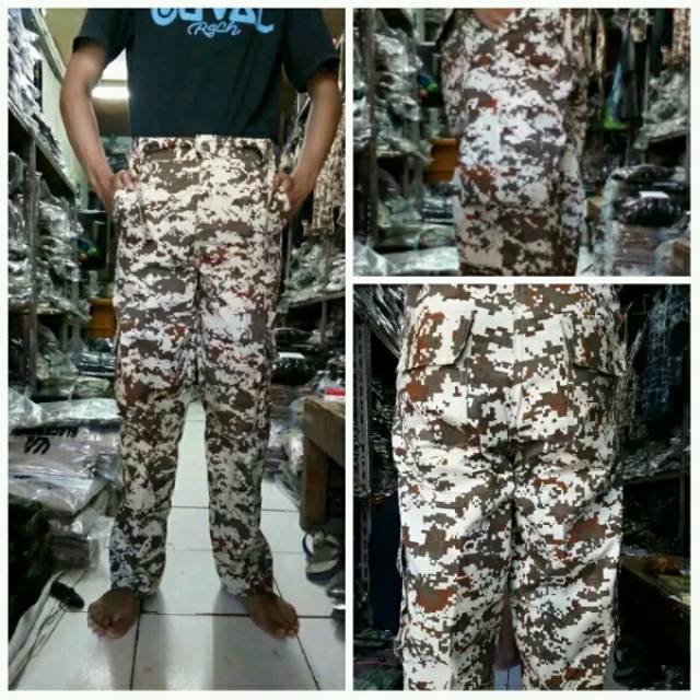 Celana PDL loreng gurun