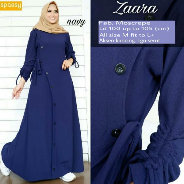 ZAARA MAXY DRESS BALOTELLI / Gamis Syari Terbaru!! Termurah!!