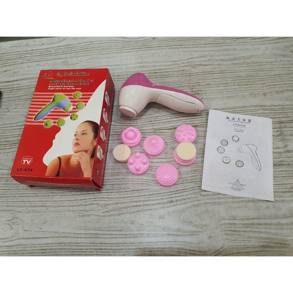 hokkiterus21 SKIN RELIEF 6IN1 massager cleaning alat facial pembersih peminjat pengangkat pori muka