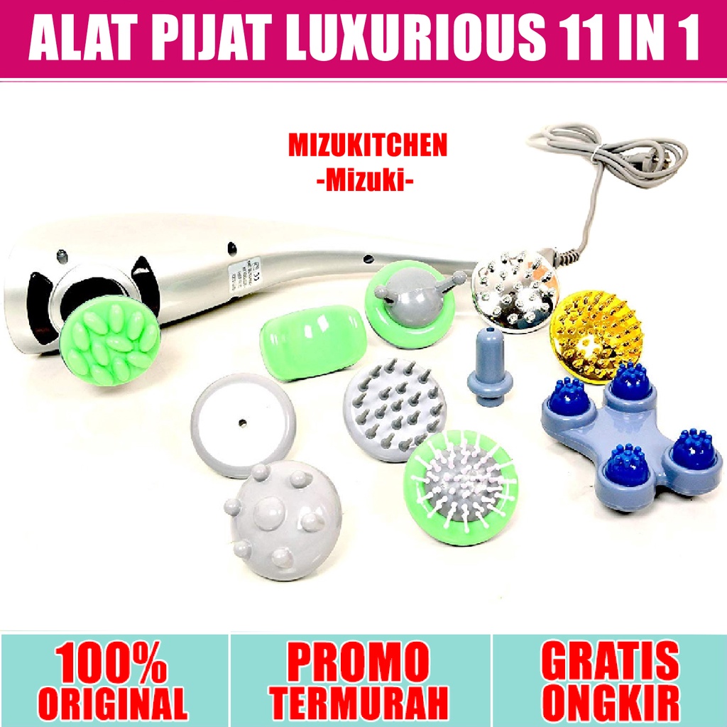 Alat Pijat 11 in 1 Luxurious Massager pijut badan dan kaki enak lengkap