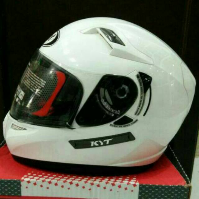 Jual HELM KYT K2 RIDER SOLID WHITE Shopee Indonesia