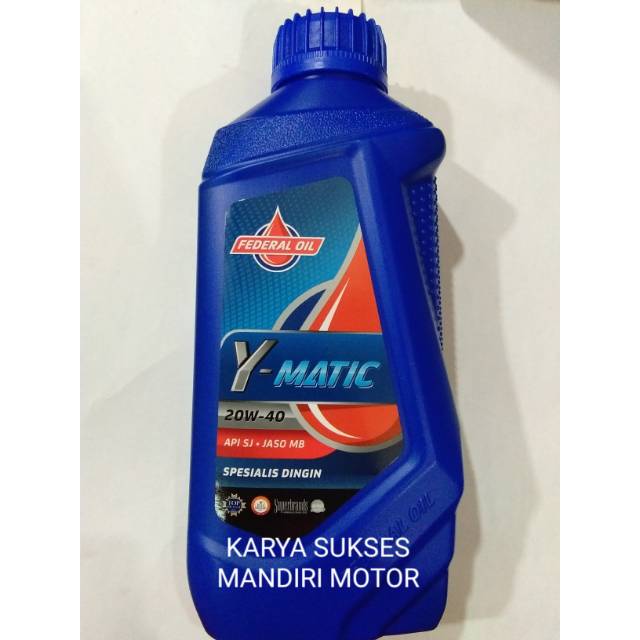 OLI FEDERAL Y-MATIC 20W-40 API SJ-JASO MB 800ml