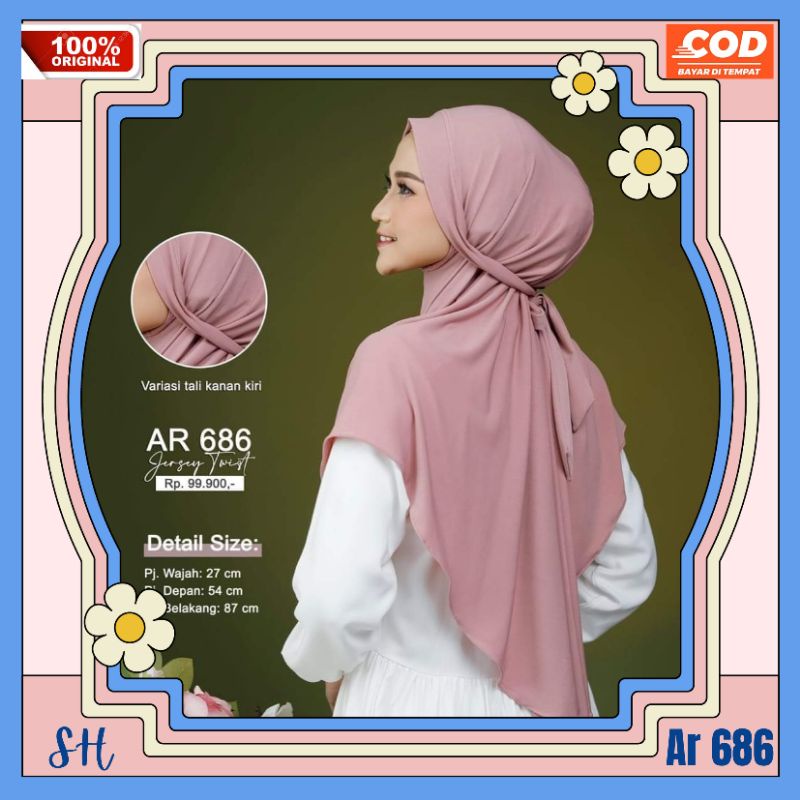 Jilbab hijab kerudung bergo krudung wanita dewasa jersey instan terbaru new terlaris terkini modern 
