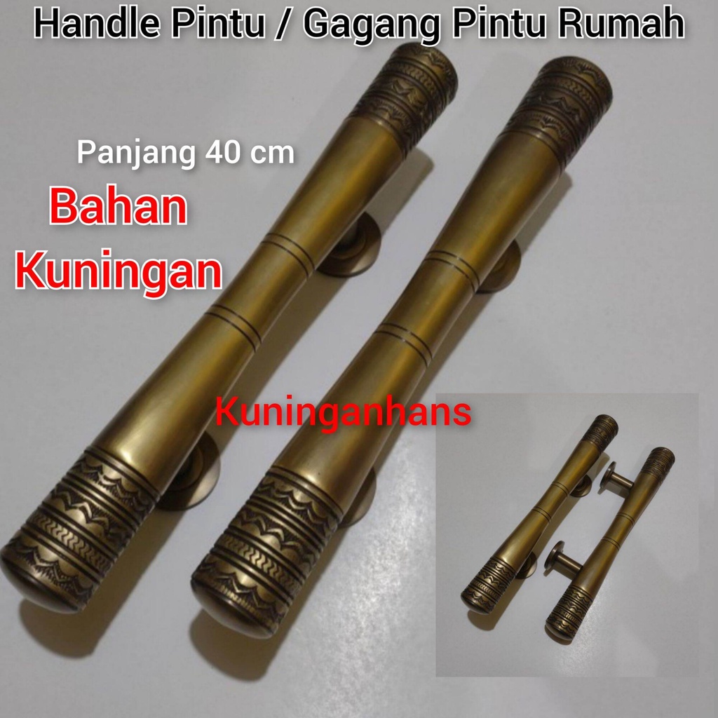 handle pintu rumah antik kuningan klasik gagang pintu rumah 2 pintu mewah kuningan antik