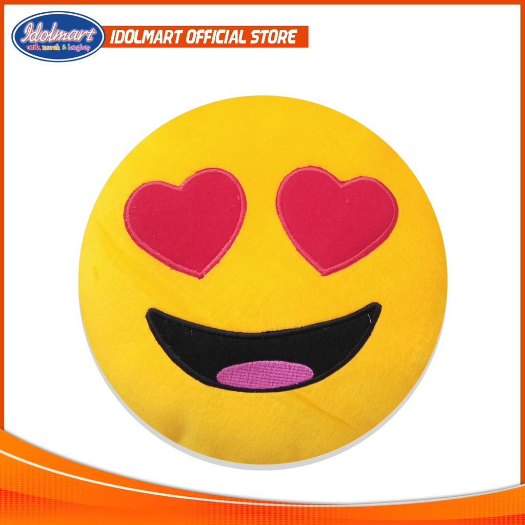 IDOLAKU Bantal Karakter Emoticon Lembut