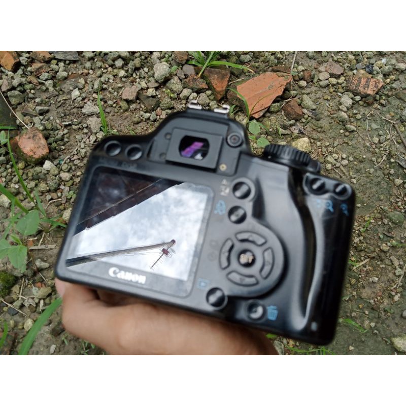 CAMERA MURAH CANON 1000D NO VIGNET  LENGKAP DAN NORMAL-BODY ONLY