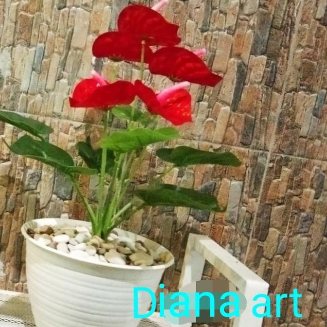 anturium/anturium bunga tiruan/anturium artificial termurah