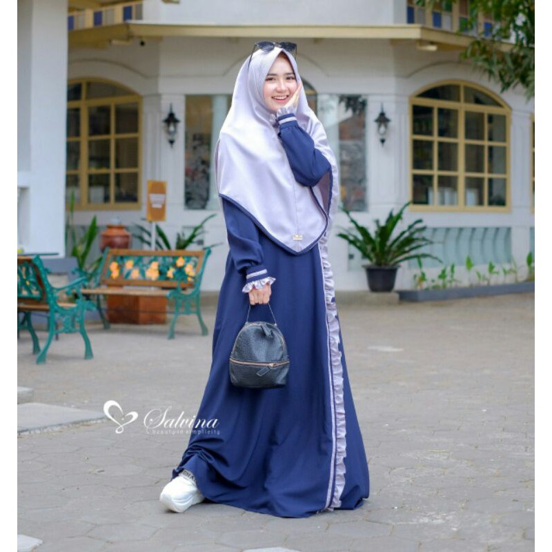 [SET HIJAB] TSANIA DRESS SET HIJAB by SALVINA HIJAB