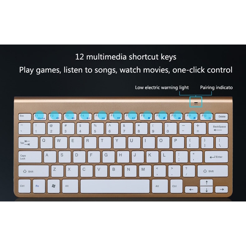 Keyboard Wireless Mouse Combo 2.4G - JP106