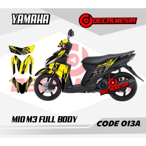 Decal Sticker Full Body Motor Yamaha Mio M3 125 Racing Variasi Modifikasi