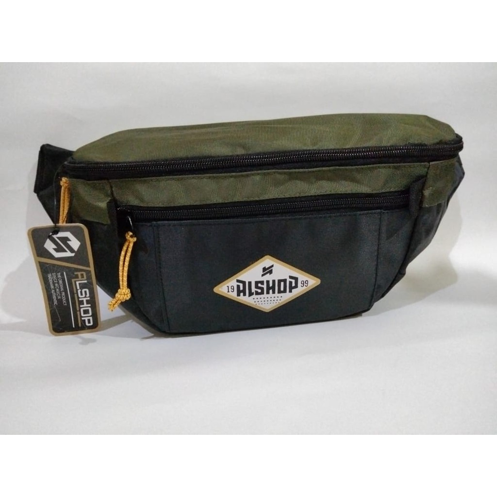 Allshop - Tas pria / Tas selempang / Waistbag pria bahan anti air Premium Quality