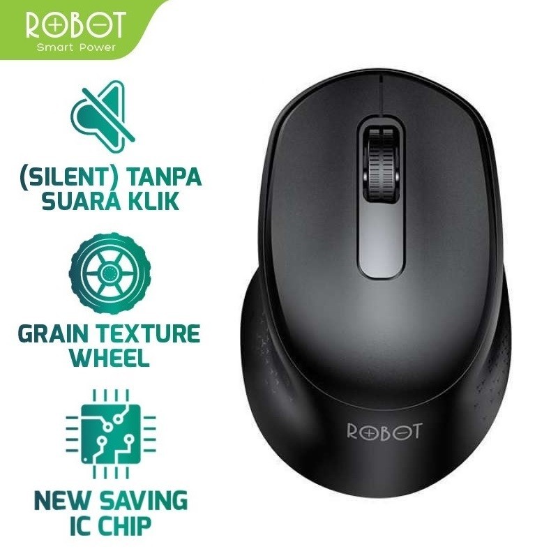 Mouse Wireless Robot M312 Silent Mouse | By Astikom