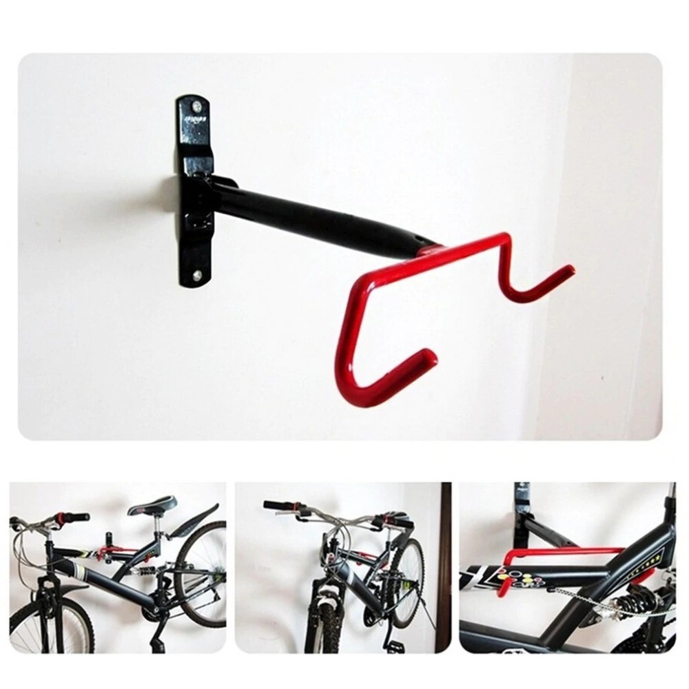 DUUTI Gantungan Dinding Sepeda Bike Wall Hook Hanger (B-1R) - Black