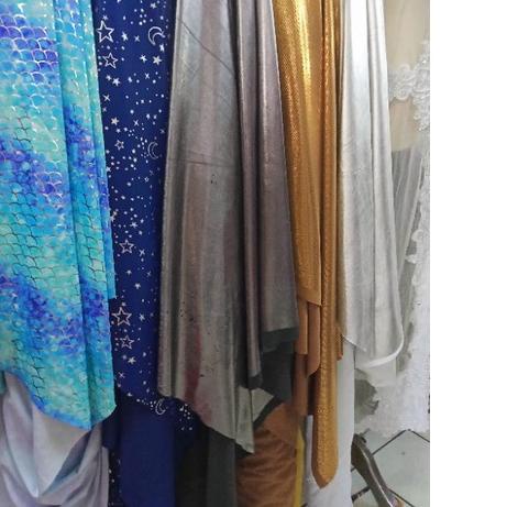☚ Bahan Kain Spandex Lycra Marmaid Premium ➽