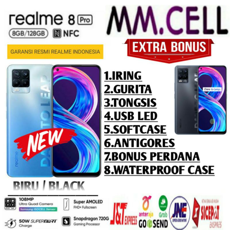 REALME 8 PRO Rm 8/128GB NFC | REALME 8 8/128 | REALME 7i 8/128 GARANSI RESMI REALME INDONESIA